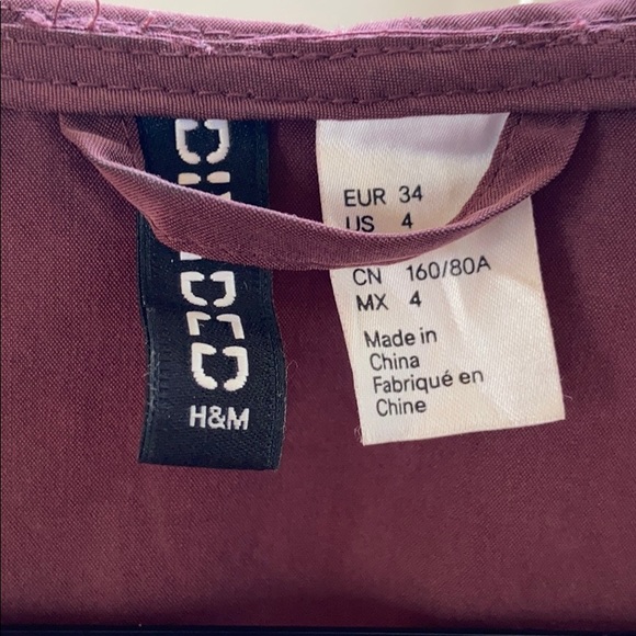 Summer maroon stylish jacket-H&M size 34 - Picture 3 of 6